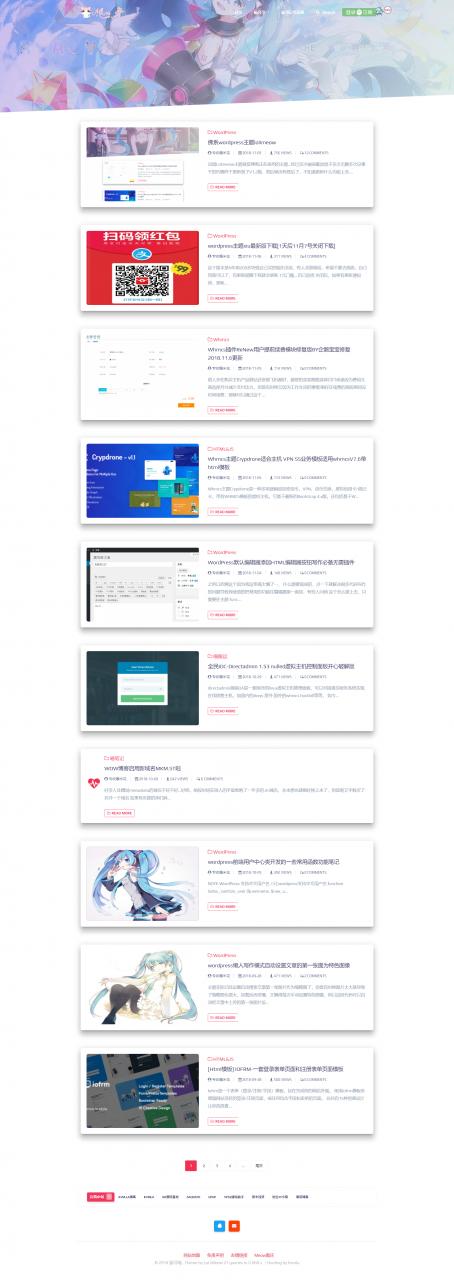 lolimeow – WP主题 开源 单栏 会员中心