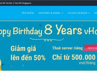 Vhost – 1C 1G 20G 不限流量 100M 口 KVM 月付$3.52 VNPT线路 电信移动直连