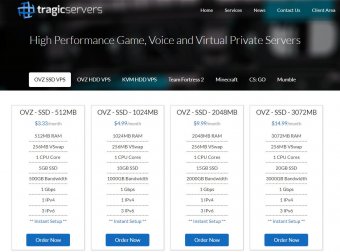Tragicservers – $6.5/季 KVM 256MB/10GB/500GB 洛杉矶