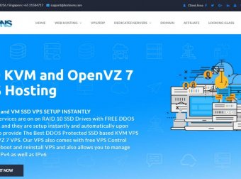 Hosteons – 黑五促销 洛杉矶VPS 不限流量 OVZ KVM  支付宝