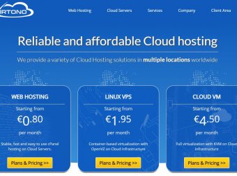 Virtono – 欧洲VPS 7折优惠 5机房可选 OVZ 1.35欧/月 KVM 3欧/月