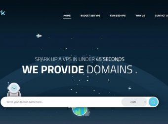 SparkVPS – 美国KVM 黑五促销 2C/2G/20G/2.5T  $25/年