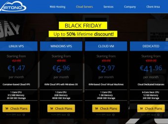 Virtono – OVZ年付6.8欧 多机房可选 支付宝