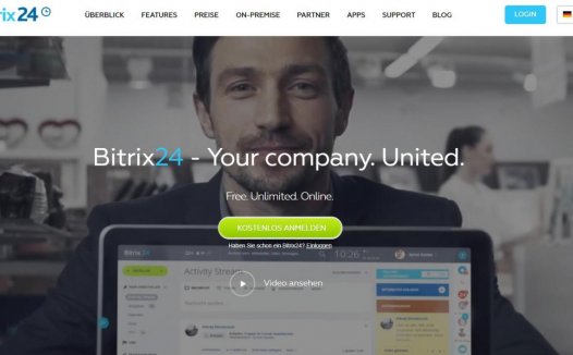 Bitrix24 – 100GB的免费在线存储