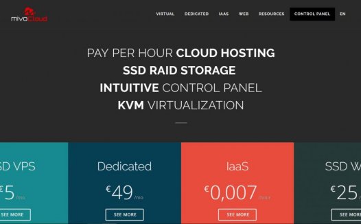MivoCloud – €5/月 2GB/40GB/不限流量 KVM 俄勒冈