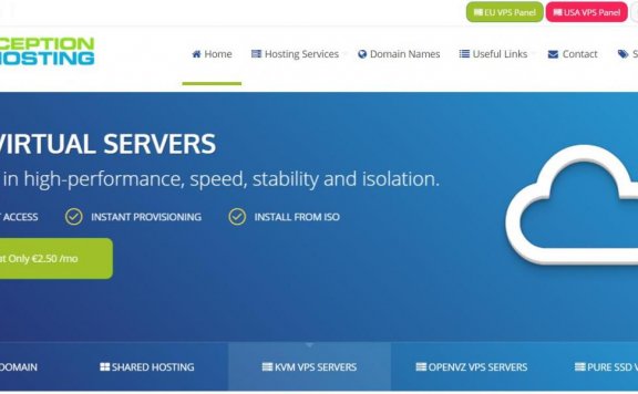 Inception hosting – €5.25/月 2GB 400GB 2TB KVM 凤凰城 存储