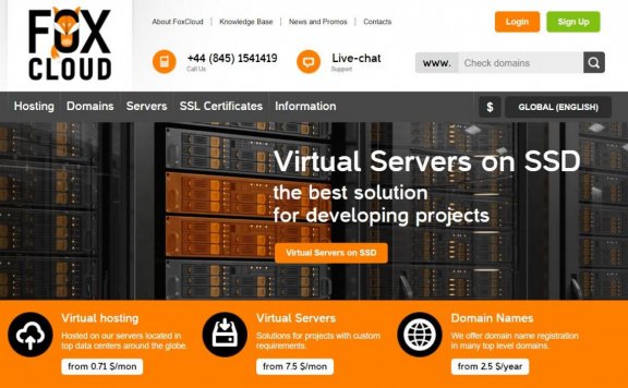 foxcloud – $10/月 OpenStack VPS  俄罗斯 荷兰 美国