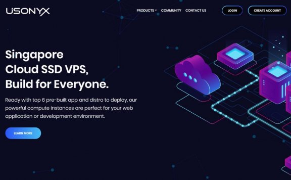 Usonyx – 新加坡KVM 25元/月 2核/2GB/100Mbps/2T流量  5折优惠