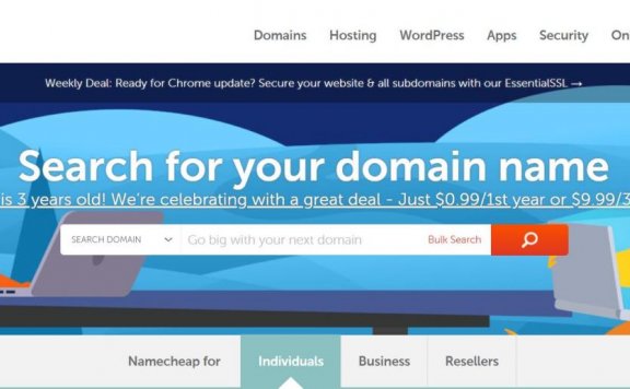 Namecheap-.COM新注册首年仅需0.88美元