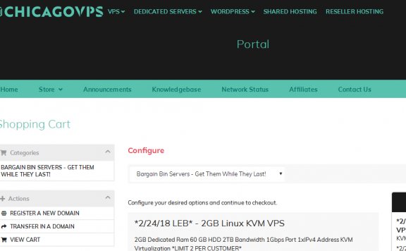 ChicagoVPS：$4/月/2GB内存/60GB空间/2TB流量/KVM/洛杉矶/纽约