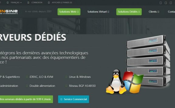 Mengine-€1.49/月/1GB内存/20GB SAS空间/不限流量/100Mbps/OpenVZ/法国
