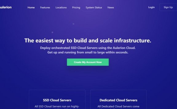Aulerion：$2.5/月/512MB内存/10GB SSD空间/1TB流量/KVM/洛杉矶/英国/德国