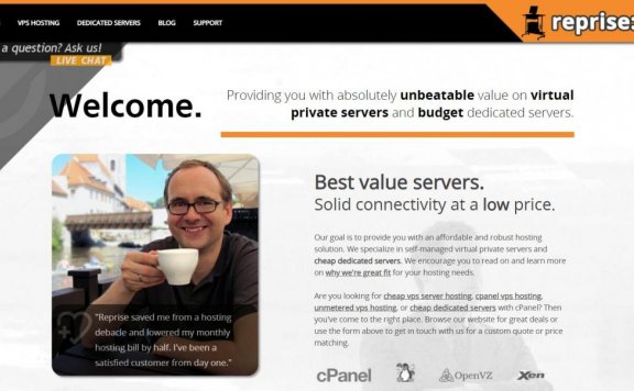 Reprise Hosting-$34.95/月/E5-2650L-16GB内存-1TB硬盘-10TB流量-4 IP-西雅图