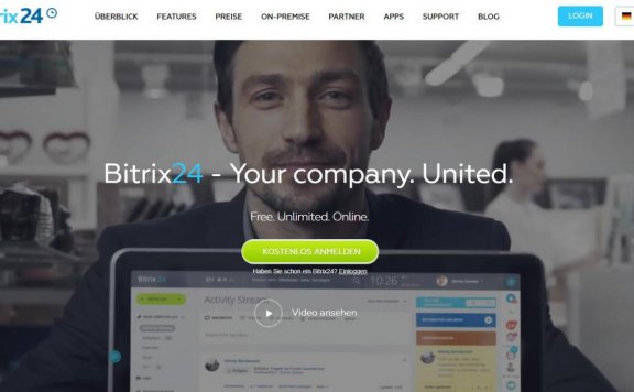 Bitrix24 – 100GB的免费在线存储
