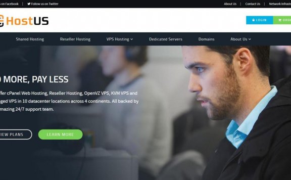 HostUS – 美国老牌VPS商家 7折限时优惠