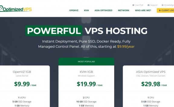OptimizedVPS – 特价促销 洛杉矶QN   OVZ 三年$15  KVM 三年$30
