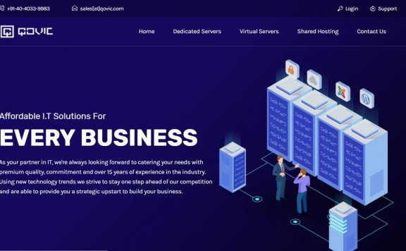 Qovic – 洛杉矶KVM 不限流量 $15/年 支付宝