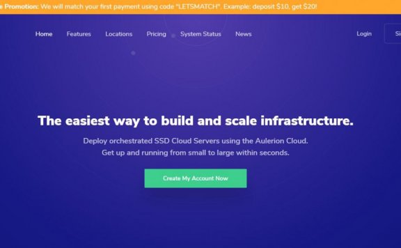 aulerion – KVM 全球12数据中心 限时充值翻倍
