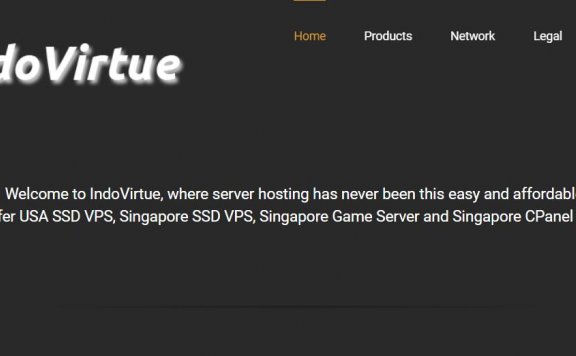 IndoVirtue – 新加坡VPS 7刀/月 1C1G20G100Mbsp 亚洲直连