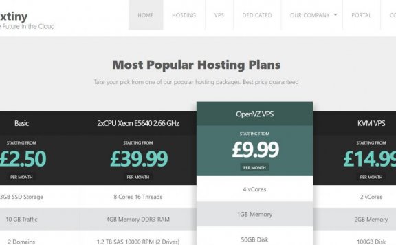 Cloudxtiny – 冬季促销 OVZ LXC KVM 大盘鸡 英国地区 支付宝 4刀/季