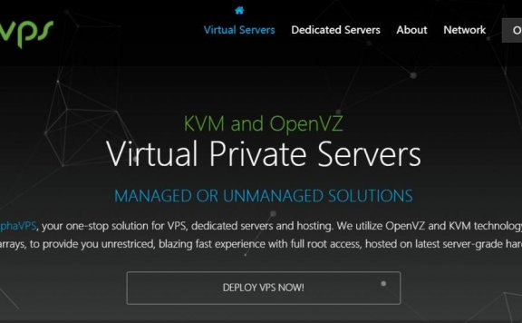 AlphaVps – 黑五促销 DDoS防护 五机房可选 €6/年起