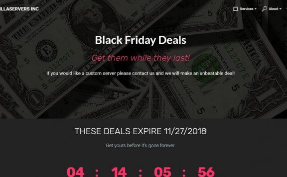 GorillaServers – 黑五 独服 $35/月 盐湖城