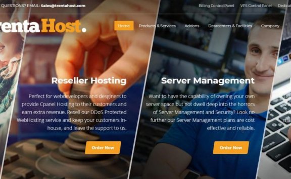 TrentaHost – 五折促销 免费DDoS 不限流量 支持WIN 新加坡 波特兰